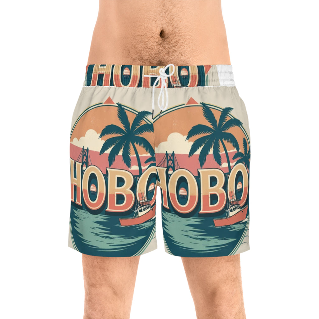 Tropical Print Swim Shorts