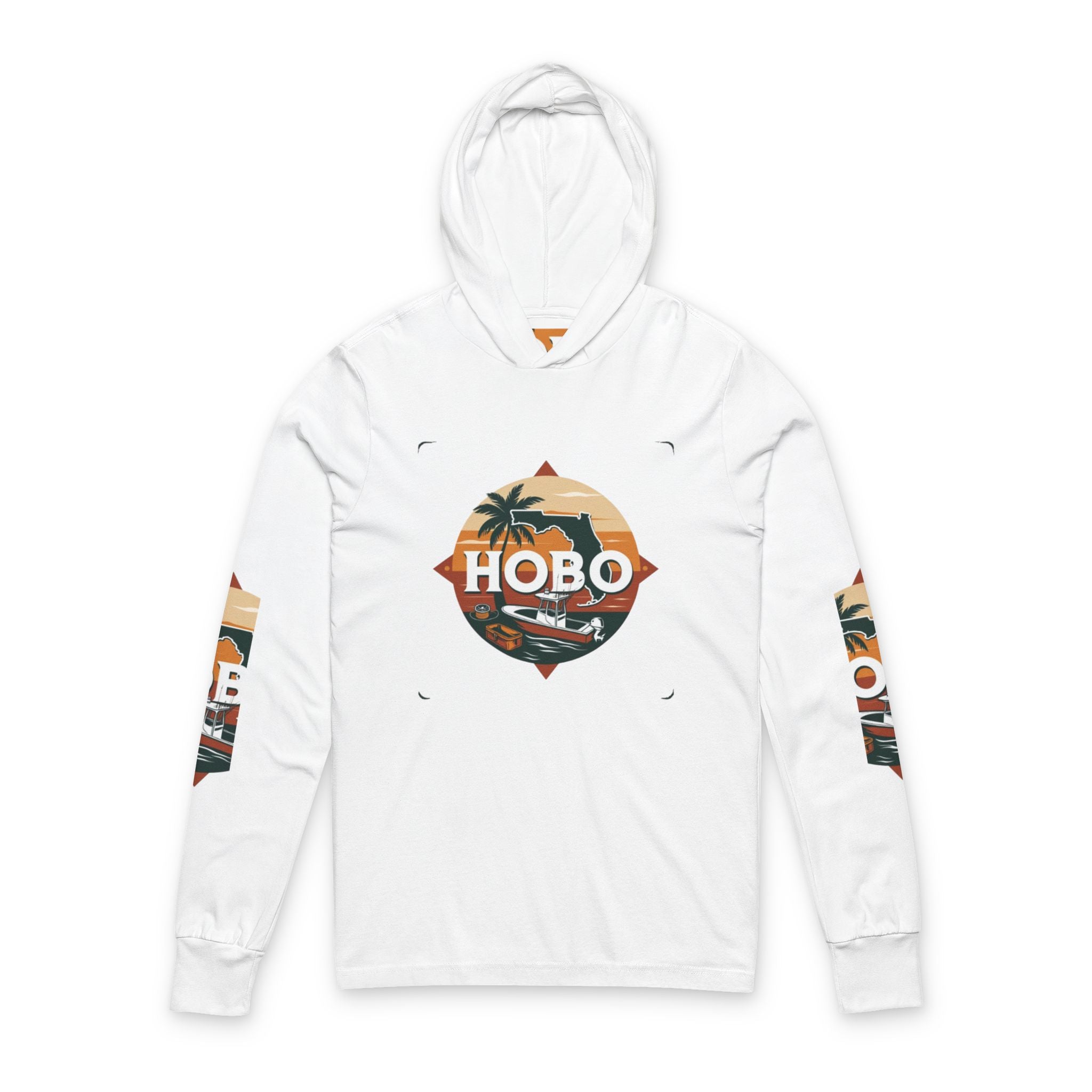 Adventure-Ready Unisex Hooded Long Sleeve Tee, Perfect for Travel, Beach Days, Outdoor Activities, Gifts for Explorers, Vacation Wear