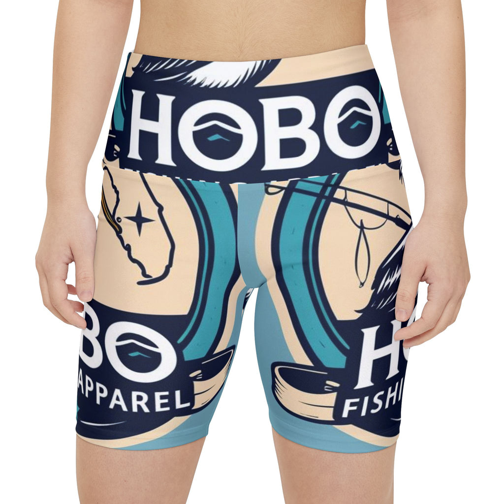 Hobo Fishing Apparel Women's Workout Shorts, Activewear, Fishing Gear, Outdoor Fitness, Summer Clothing, Sporty Shorts