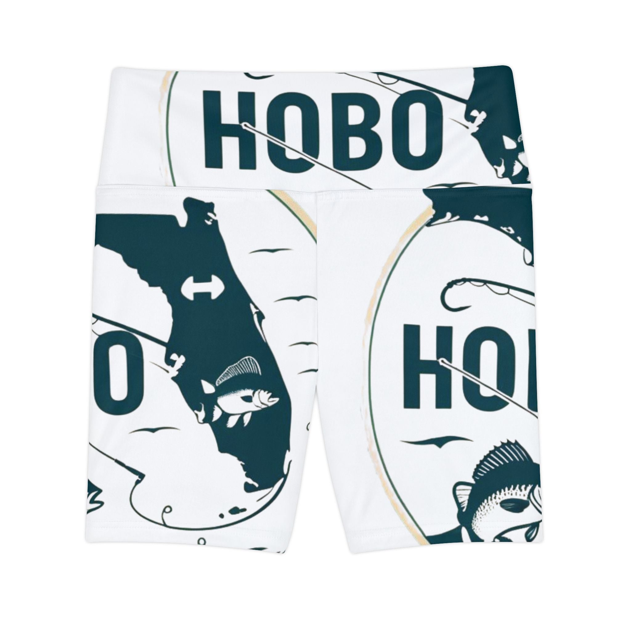 Stylish Women's Workout Shorts - Perfect for Fitness Enthusiasts, Outdoor Adventures, and Casual Outings, AOP Hobo Design, Sporty [...]