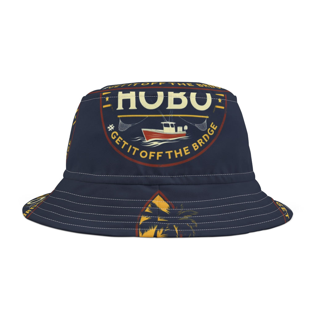 Nautical-Themed Bucket Hat, Perfect for Beach Days, Summer Festivals, Gift for Boaters, Outdoor Adventures, Stylish Sun Protection