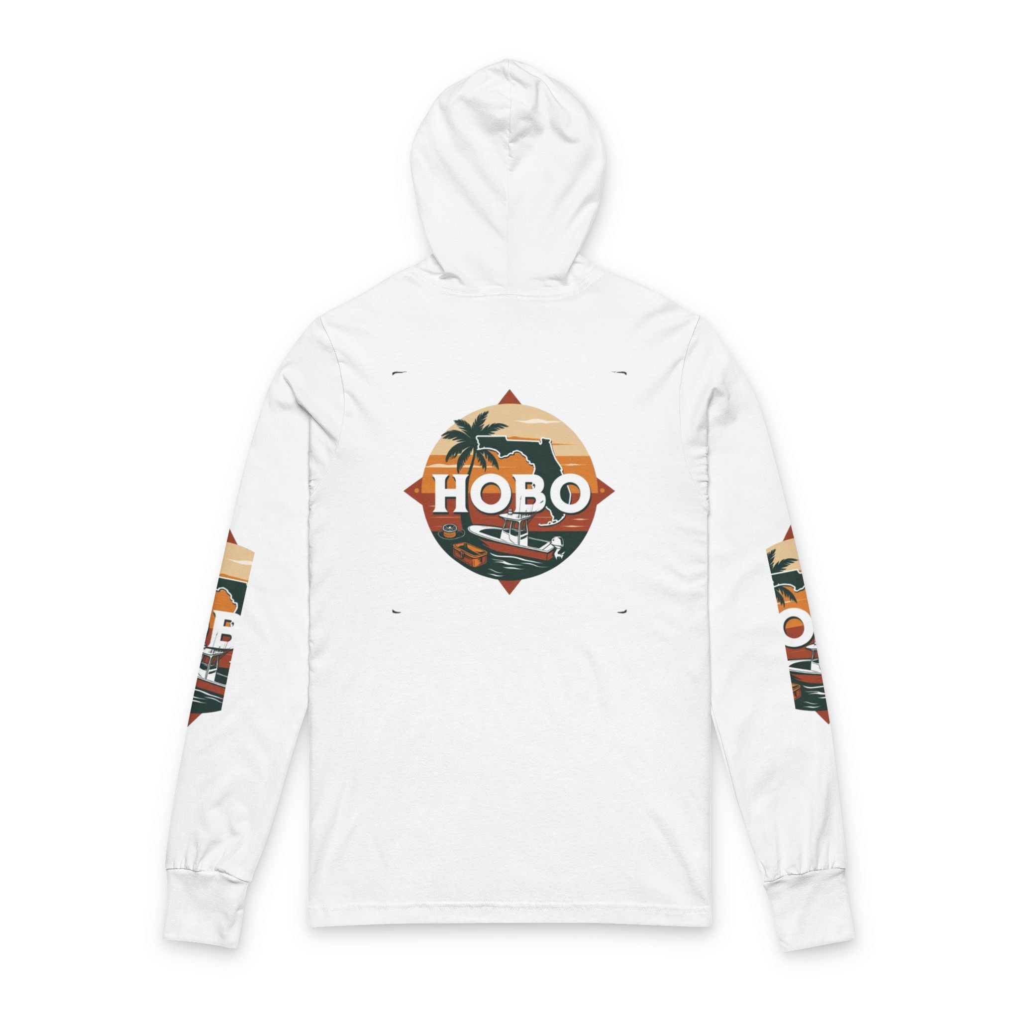 Adventure-Ready Unisex Hooded Long Sleeve Tee, Perfect for Travel, Beach Days, Outdoor Activities, Gifts for Explorers, Vacation Wear