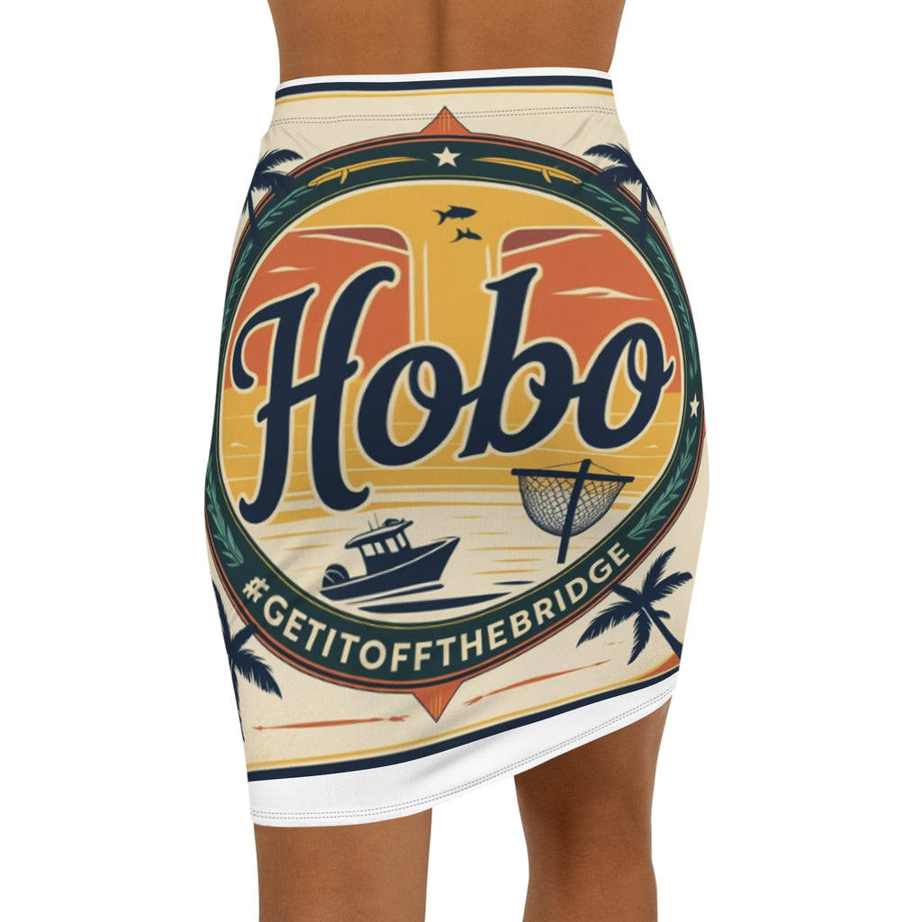 Women's Mid-Waist Pencil Skirt (AOP)