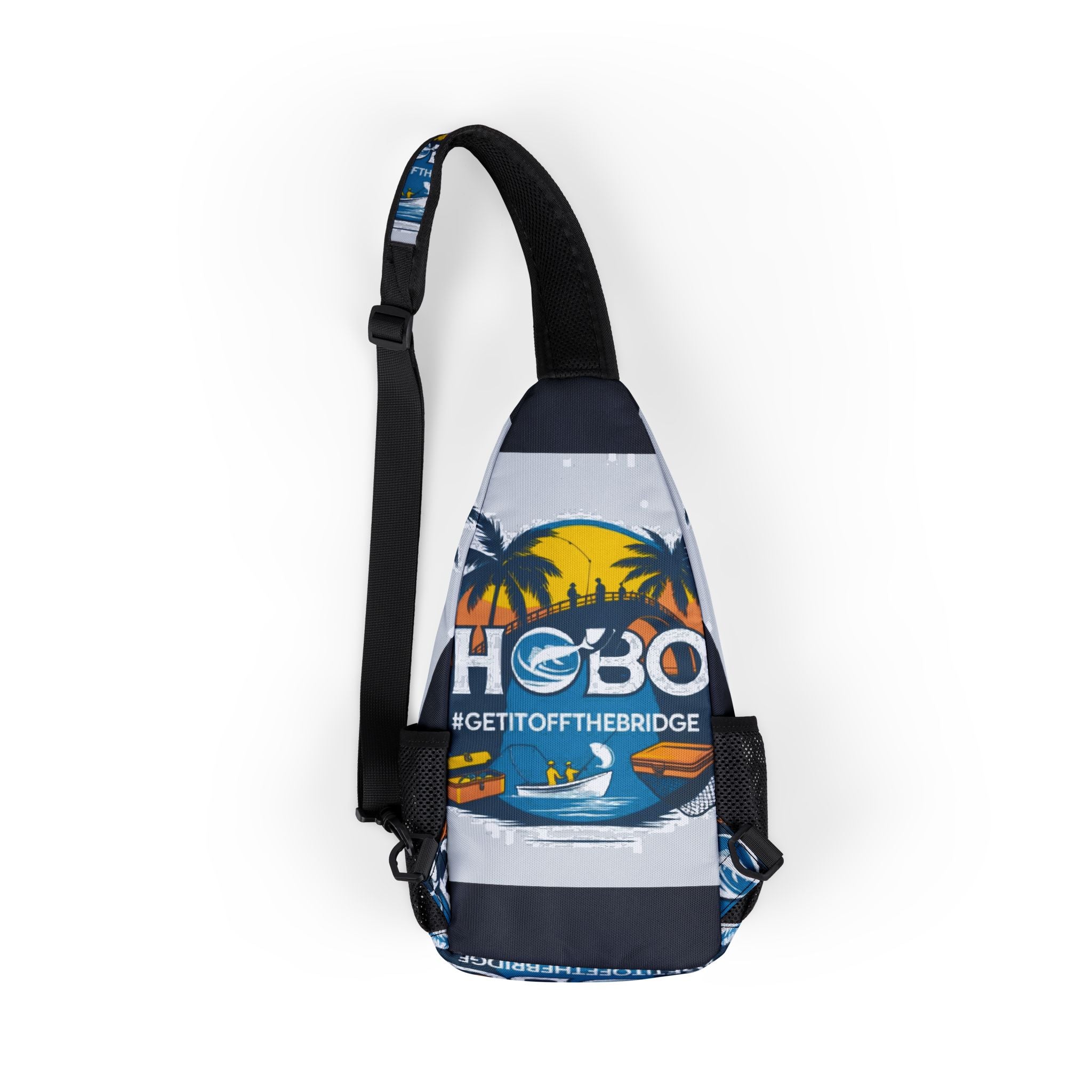 Colorful Chest Bag for Adventurers, Tropical Sling Bag, Travel Crossbody Bag, Summer Festival Accessory, Perfect for Beach Lovers