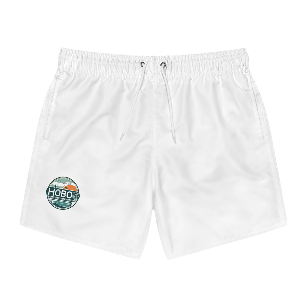 Vibrant Swim Trunks for Summer Fun, Beachwear, Pool Party, Vacation Essentials, Men's Swim Shorts, AOP Design