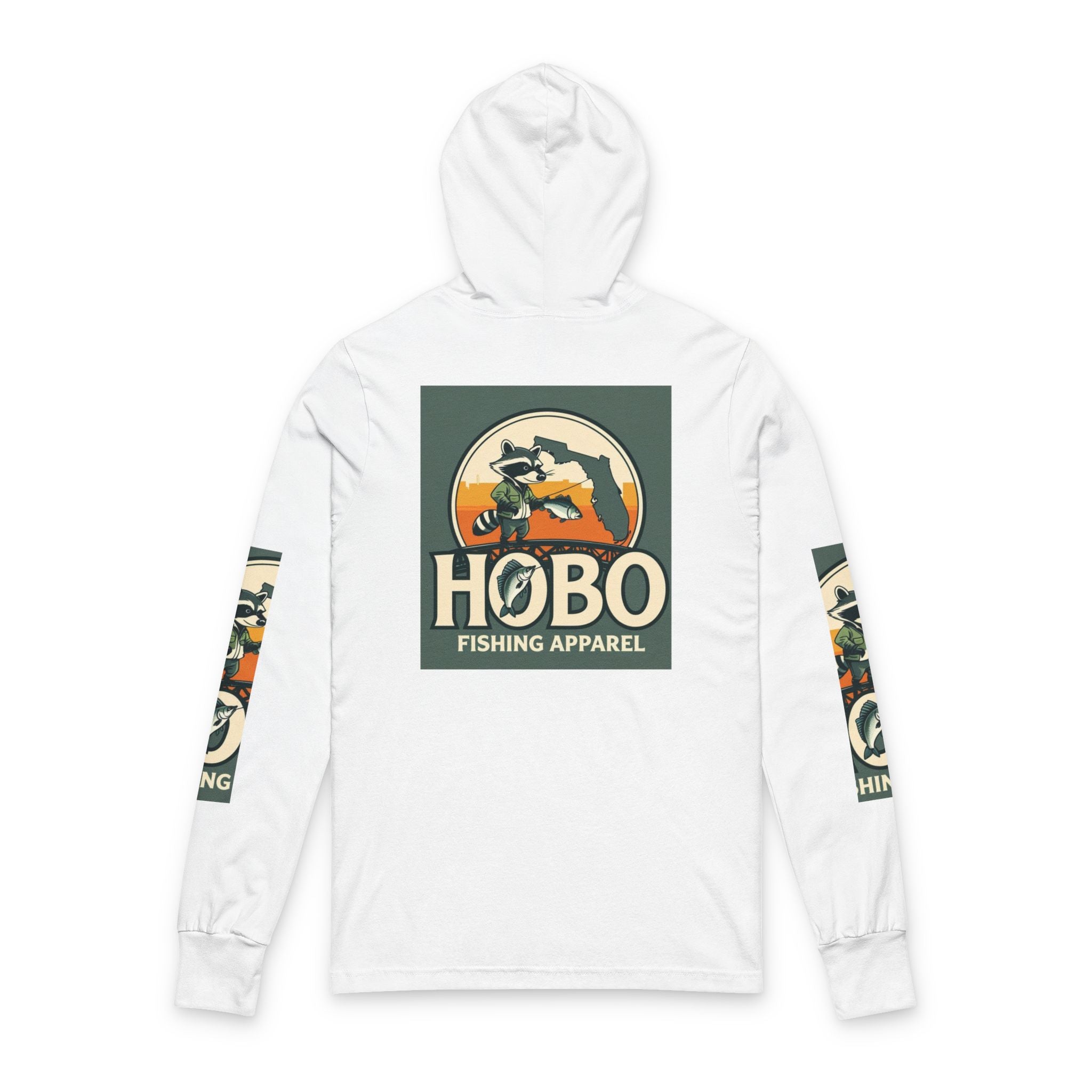 Hobo Fishing Hoodie – Adventure Outfit, Fisherman's Gift, Outdoor Apparel, Casual Unisex Style, Summer Fishing Tee