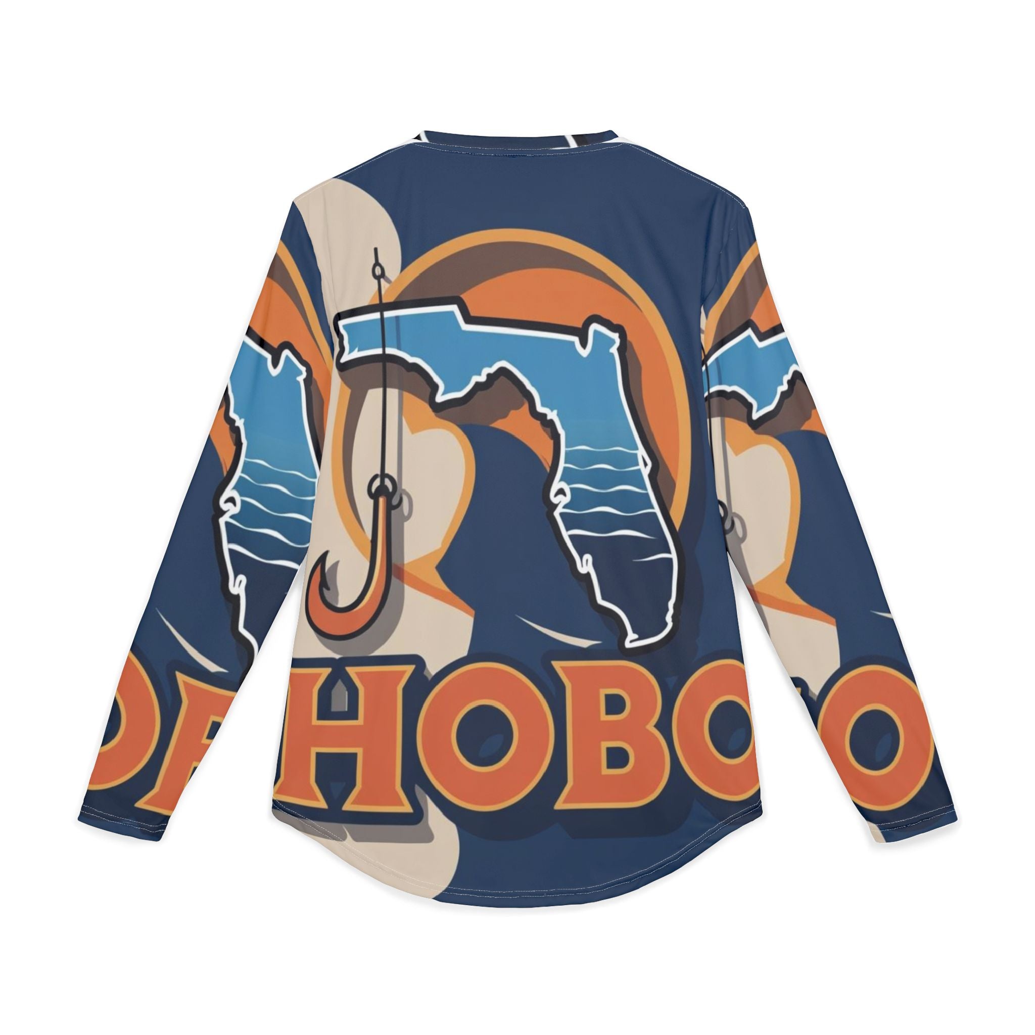 Men's UV Protection Fishing Shirt with Florida Design, Outdoor Apparel, Sun Protection, Summer Style, Great for Fishing Trips, Beach Days