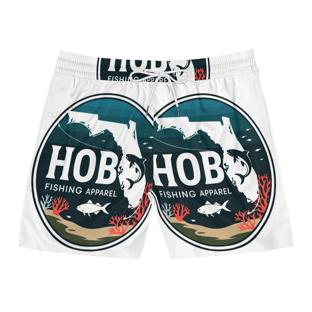 Men's Fishing Swim Shorts, Ocean Vibes Swim Trunks, Beachwear for Anglers, Summer Swim Shorts, Outdoor Activity Shorts