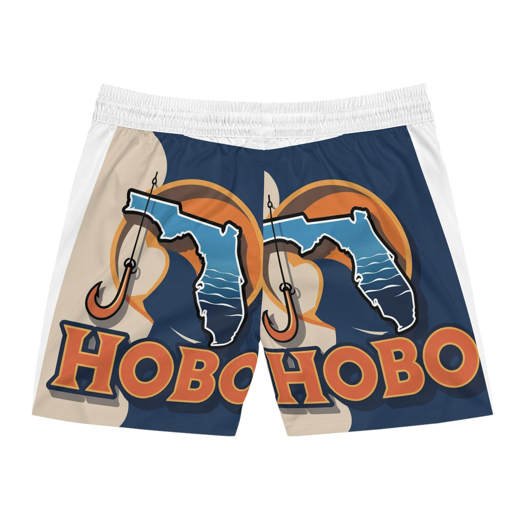 Florida Fishing Men's Swim Shorts, Summer Beachwear, Vacation Swim Trunks, Travel shorts, Outdoor Adventure Gear