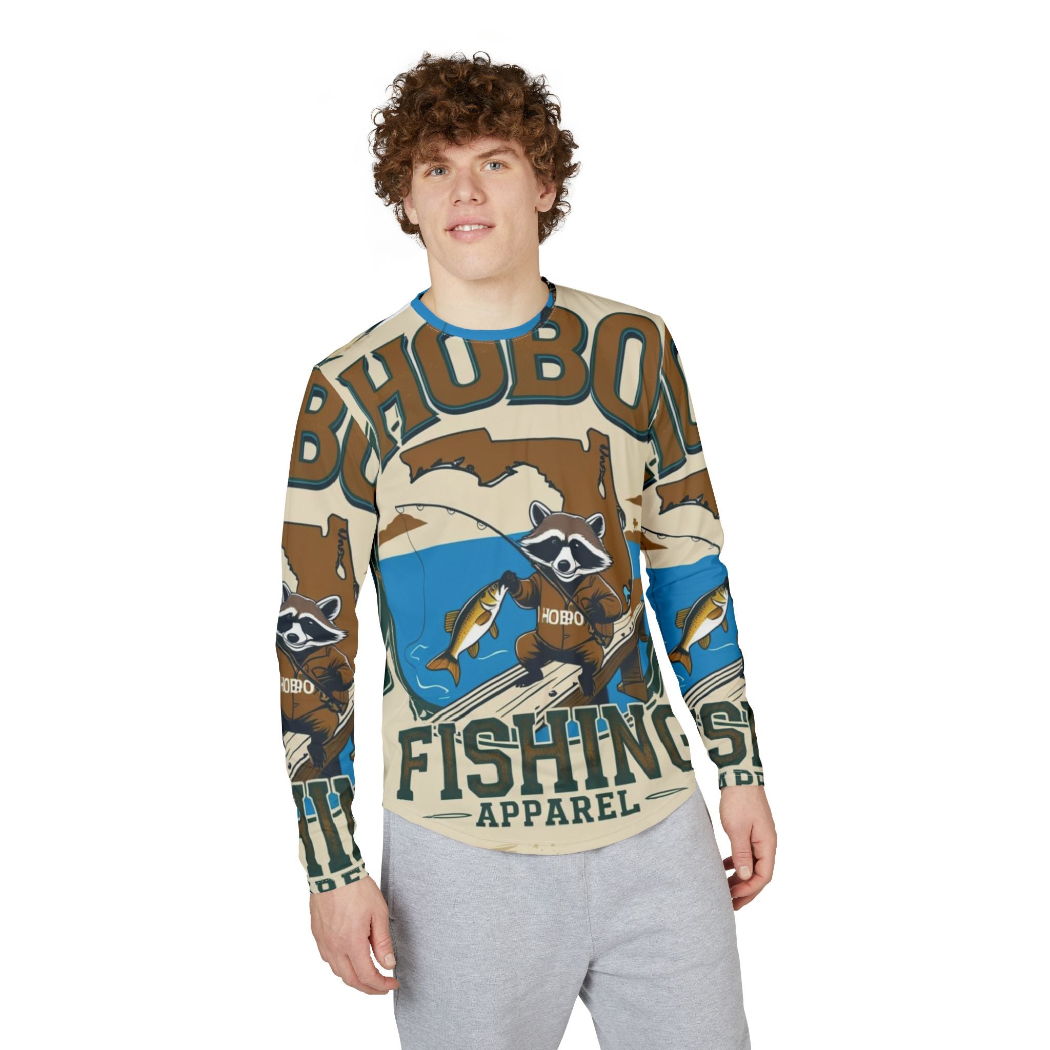 Men's UV Protection Long Sleeve Shirt (AOP)