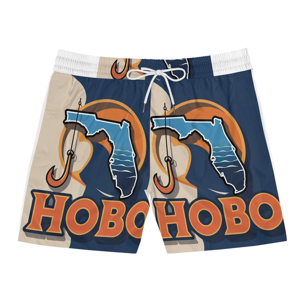 Florida Fishing Men's Swim Shorts, Summer Beachwear, Vacation Swim Trunks, Travel shorts, Outdoor Adventure Gear