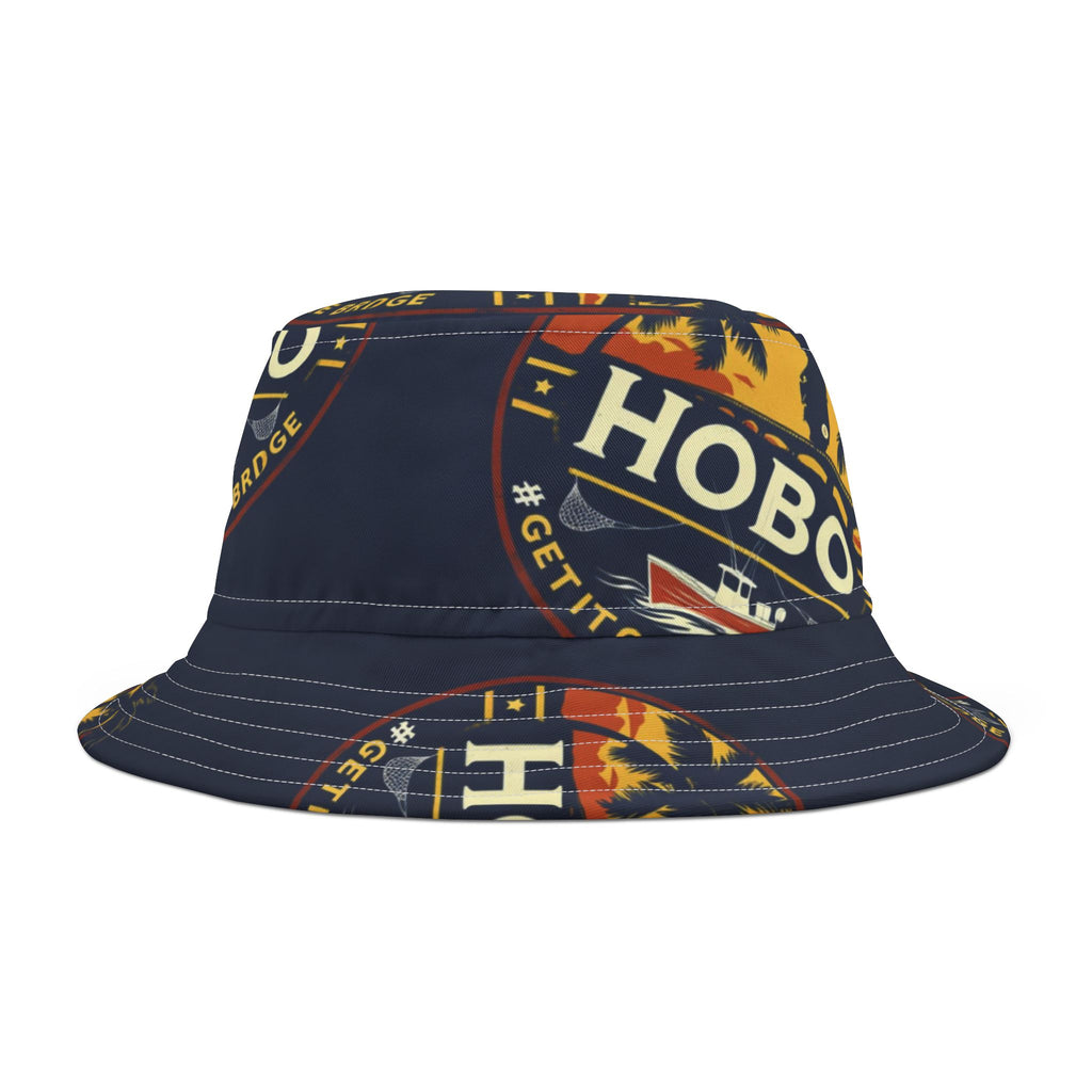 Nautical-Themed Bucket Hat, Perfect for Beach Days, Summer Festivals, Gift for Boaters, Outdoor Adventures, Stylish Sun Protection