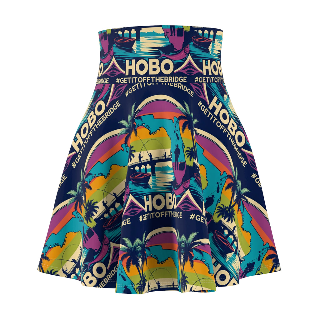 Vibrant Women's Skater Skirt, Colorful Summer Fashion, Tropical Vibes, Casual Everyday Wear, Special Occasion, Festive Beach Style