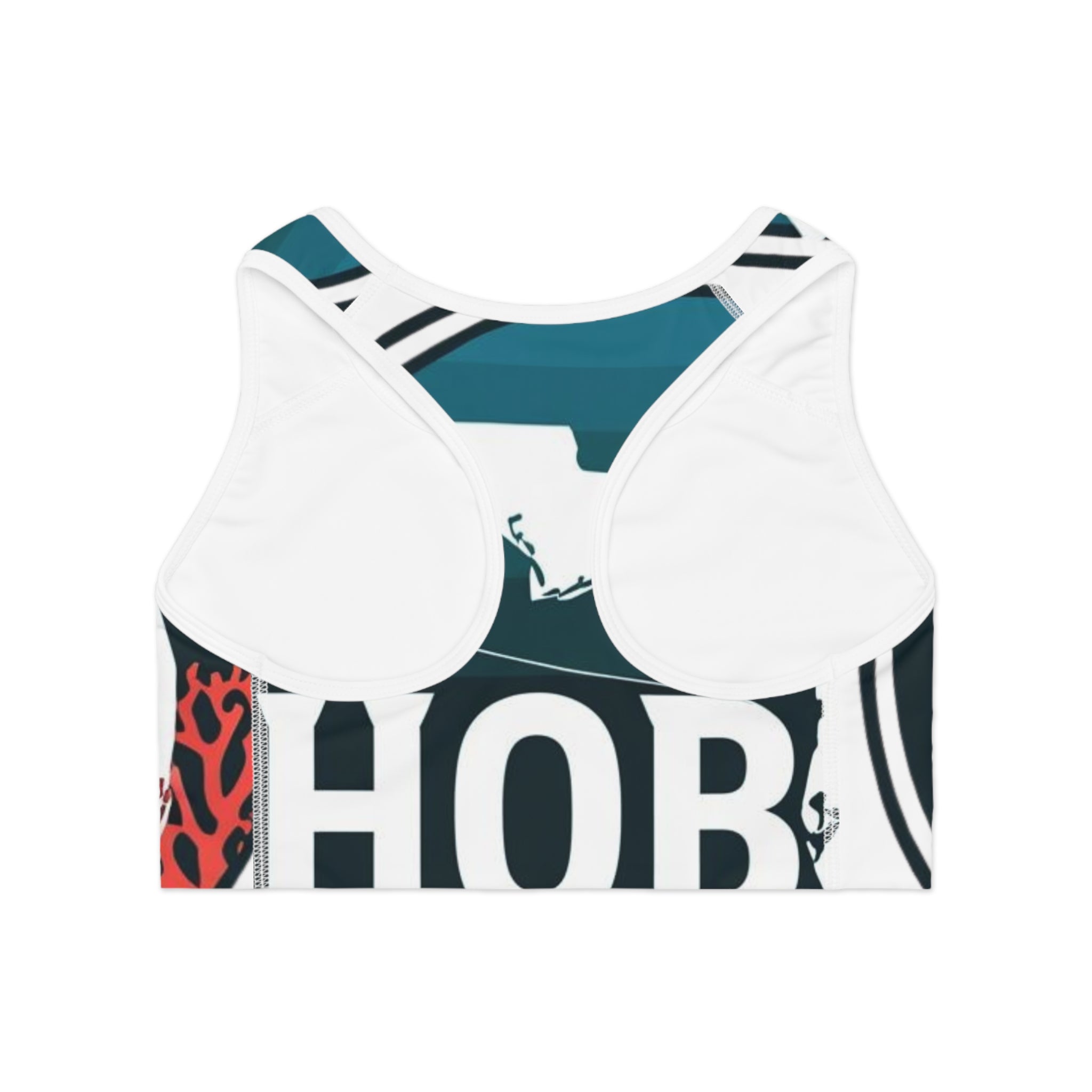 HOB Fishing Apparel Sports Bra, Activewear, Workout Gear, Gym Clothing, Gift for Sports Lovers, Summer Essentials