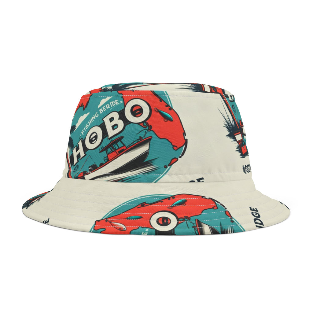 Vibrant Coastal Bucket Hat, Beachwear, Summer Accessory, Travel Gear, Outdoor Events, Fun Gift