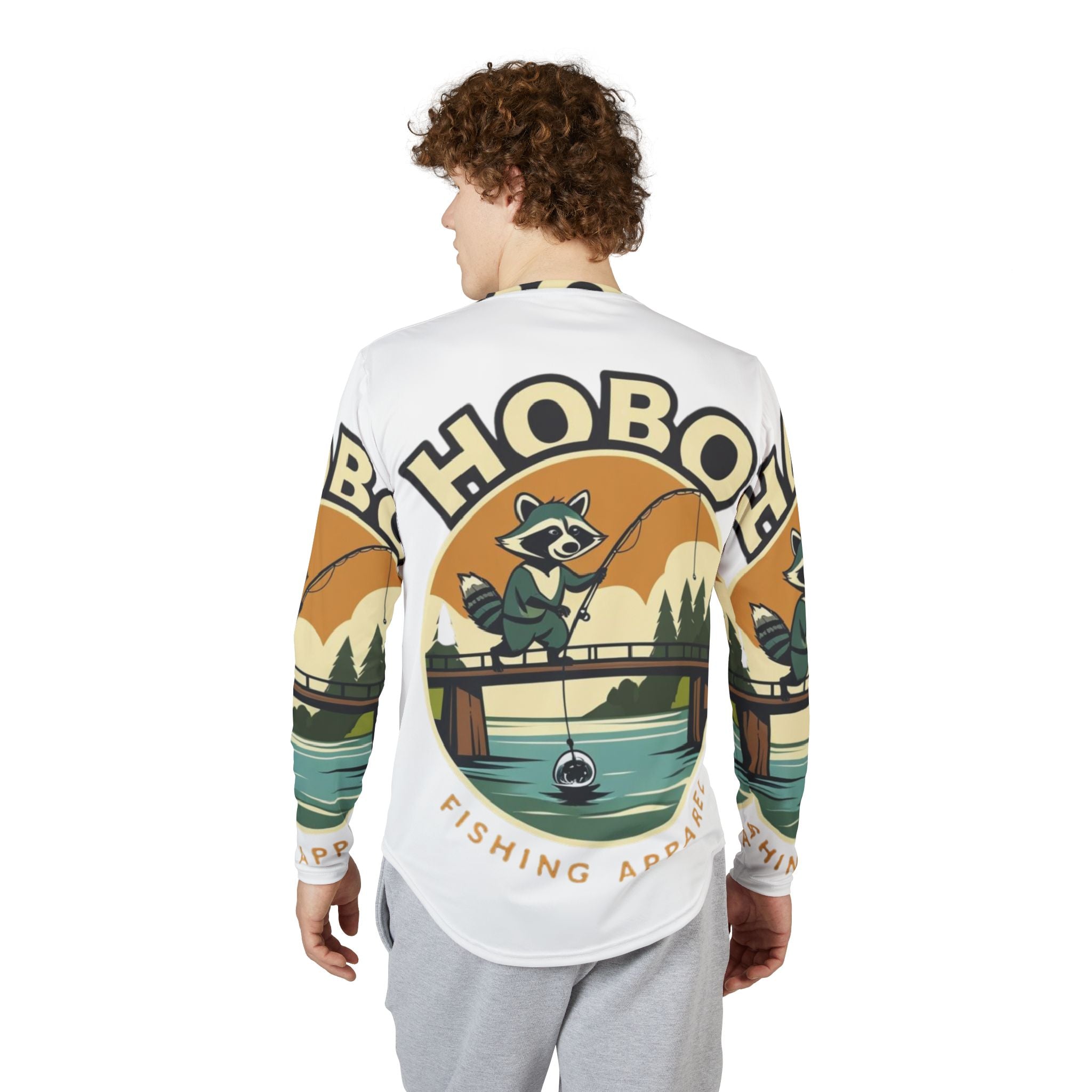 Hobo Fishing UV Protection Long Sleeve Shirt, Outdoor Apparel, Fishing Shirt, Summer Wear, Gift for Anglers, UV Safe Clothing