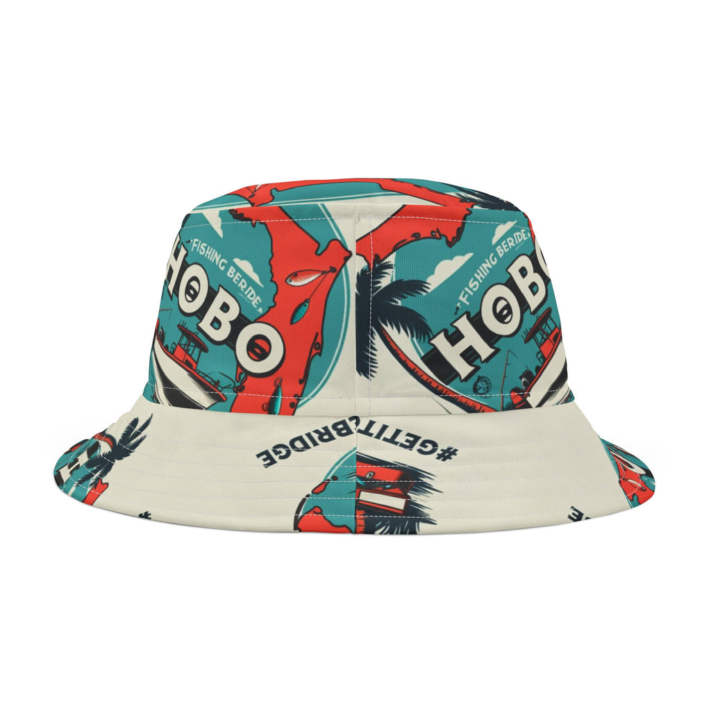 Vibrant Coastal Bucket Hat, Beachwear, Summer Accessory, Travel Gear, Outdoor Events, Fun Gift