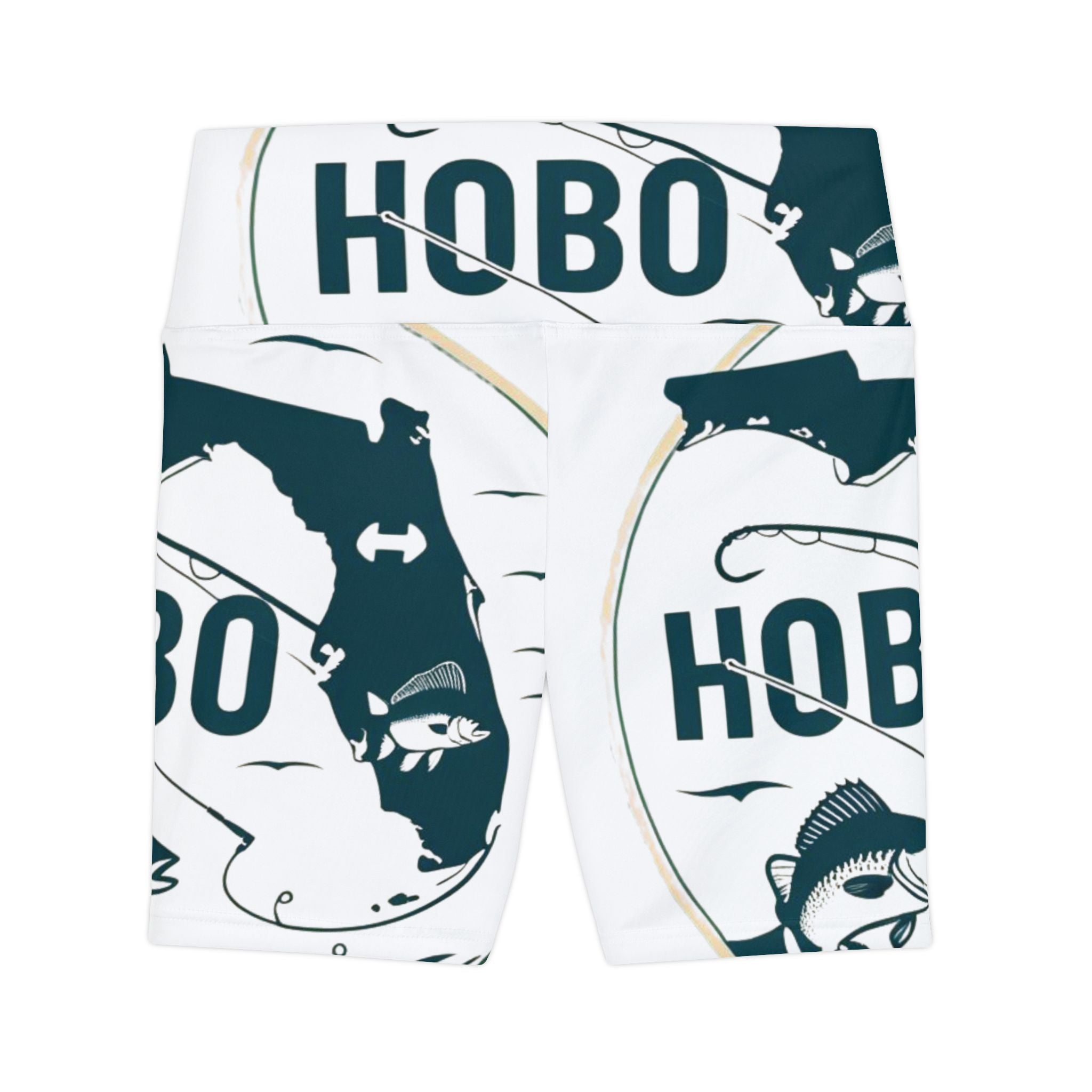 Stylish Women's Workout Shorts - Perfect for Fitness Enthusiasts, Outdoor Adventures, and Casual Outings, AOP Hobo Design, Sporty [...]