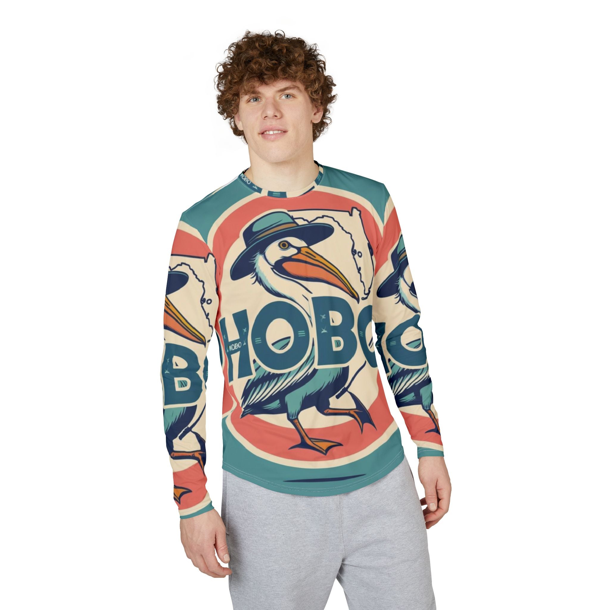 Men's UV Protection Long Sleeve Shirt (AOP)