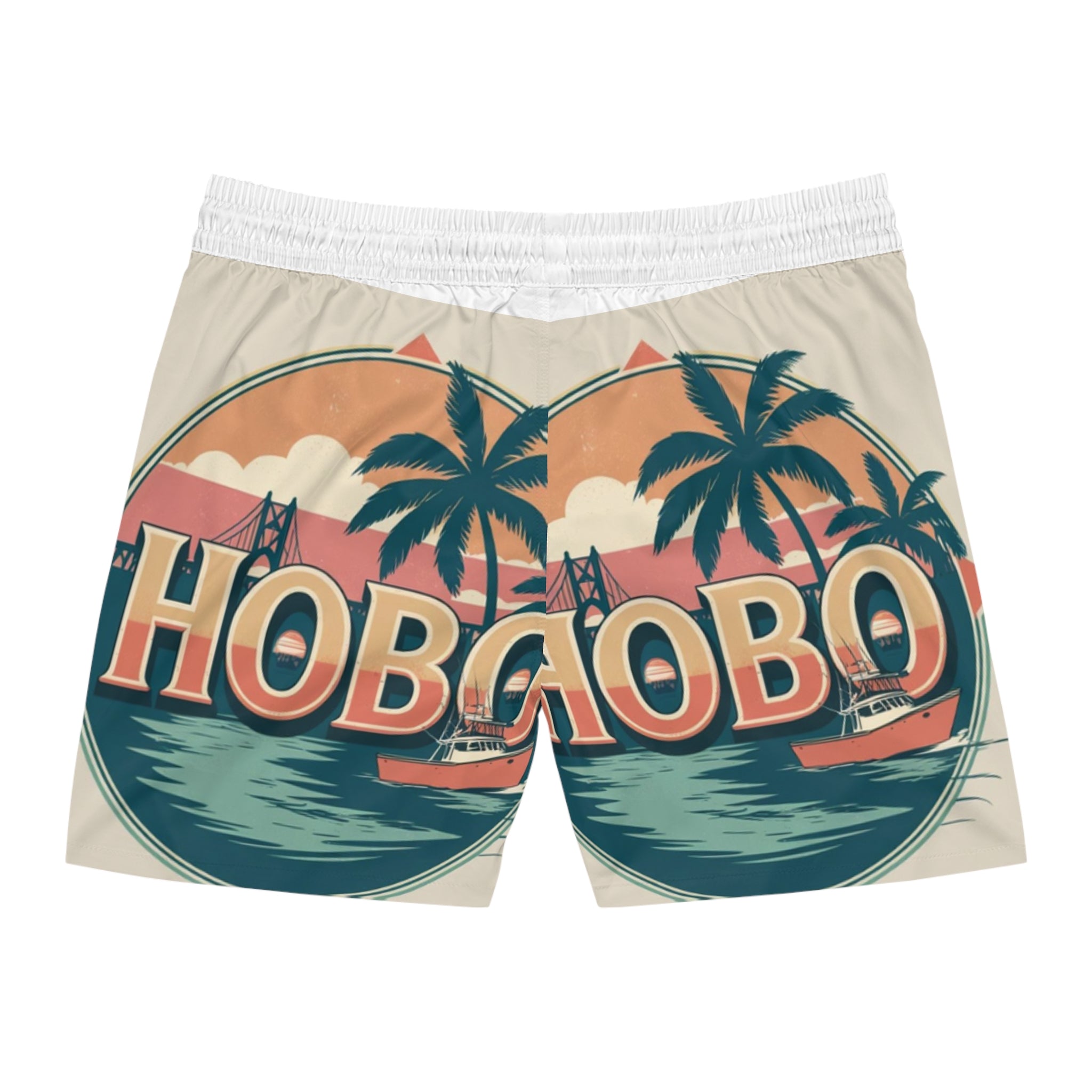 Tropical Print Swim Shorts