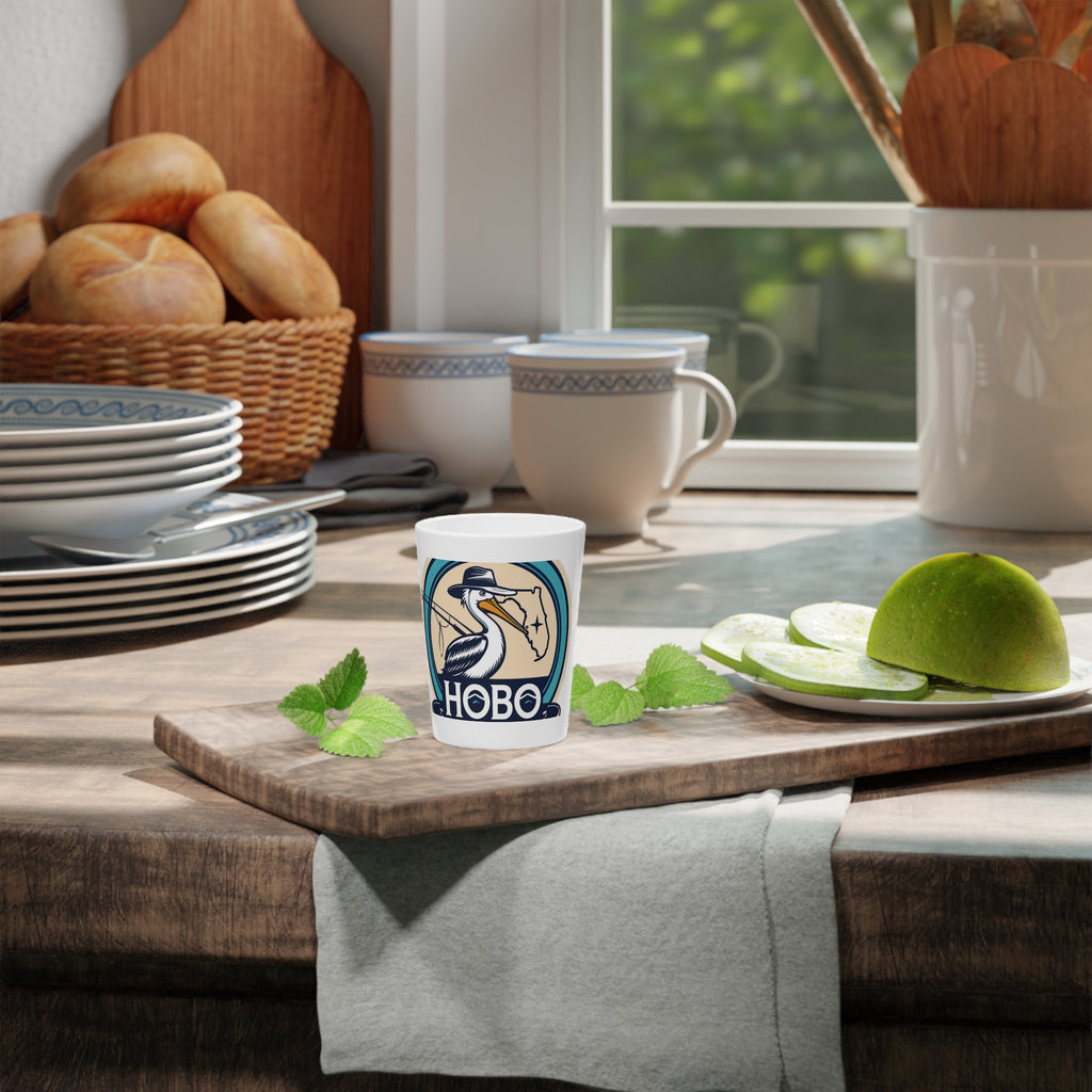 Vintage Hobo Pelican Shot Glass, Unique Souvenir, Beach Barware, Fishing Gift, Vacation Keepsake