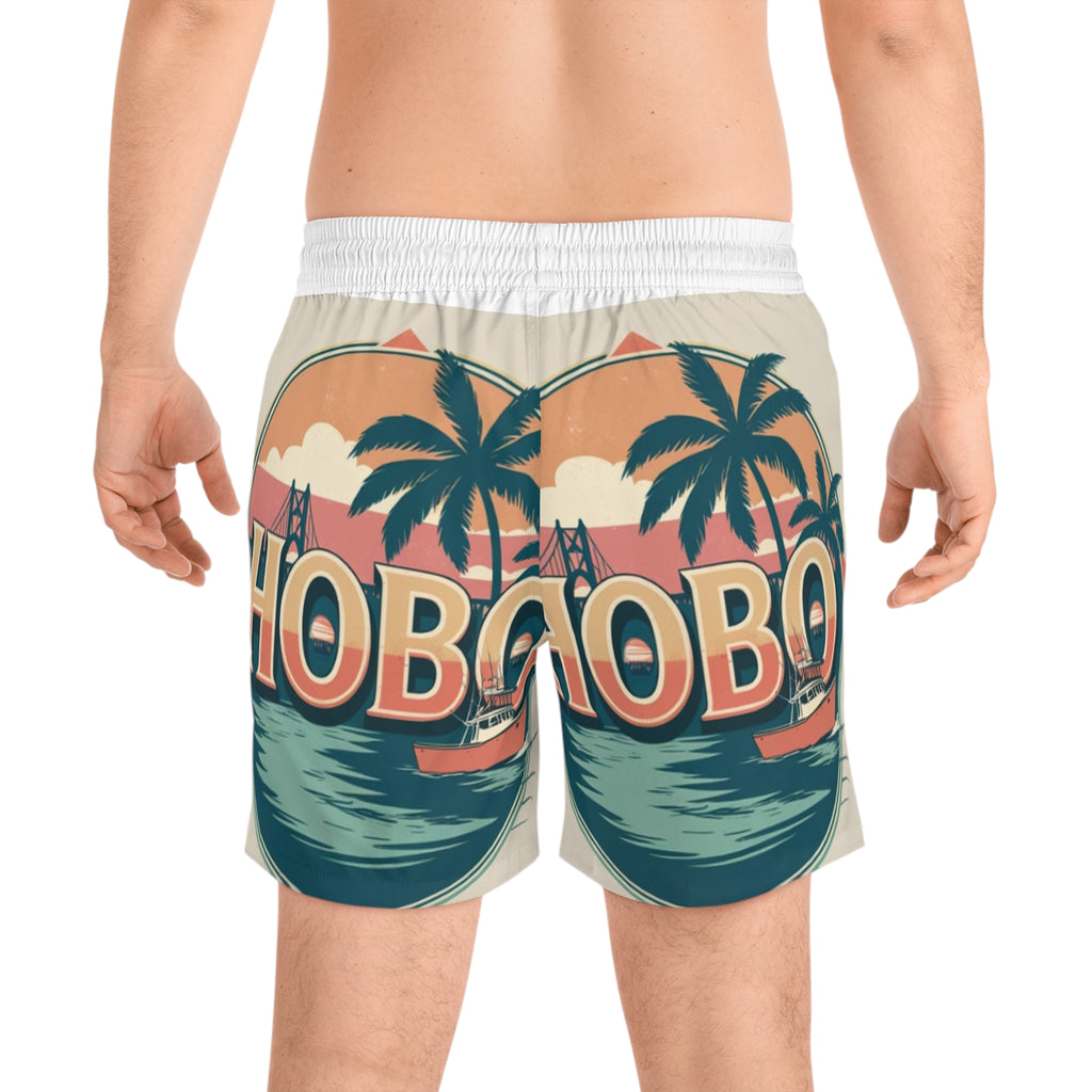 Tropical Print Swim Shorts