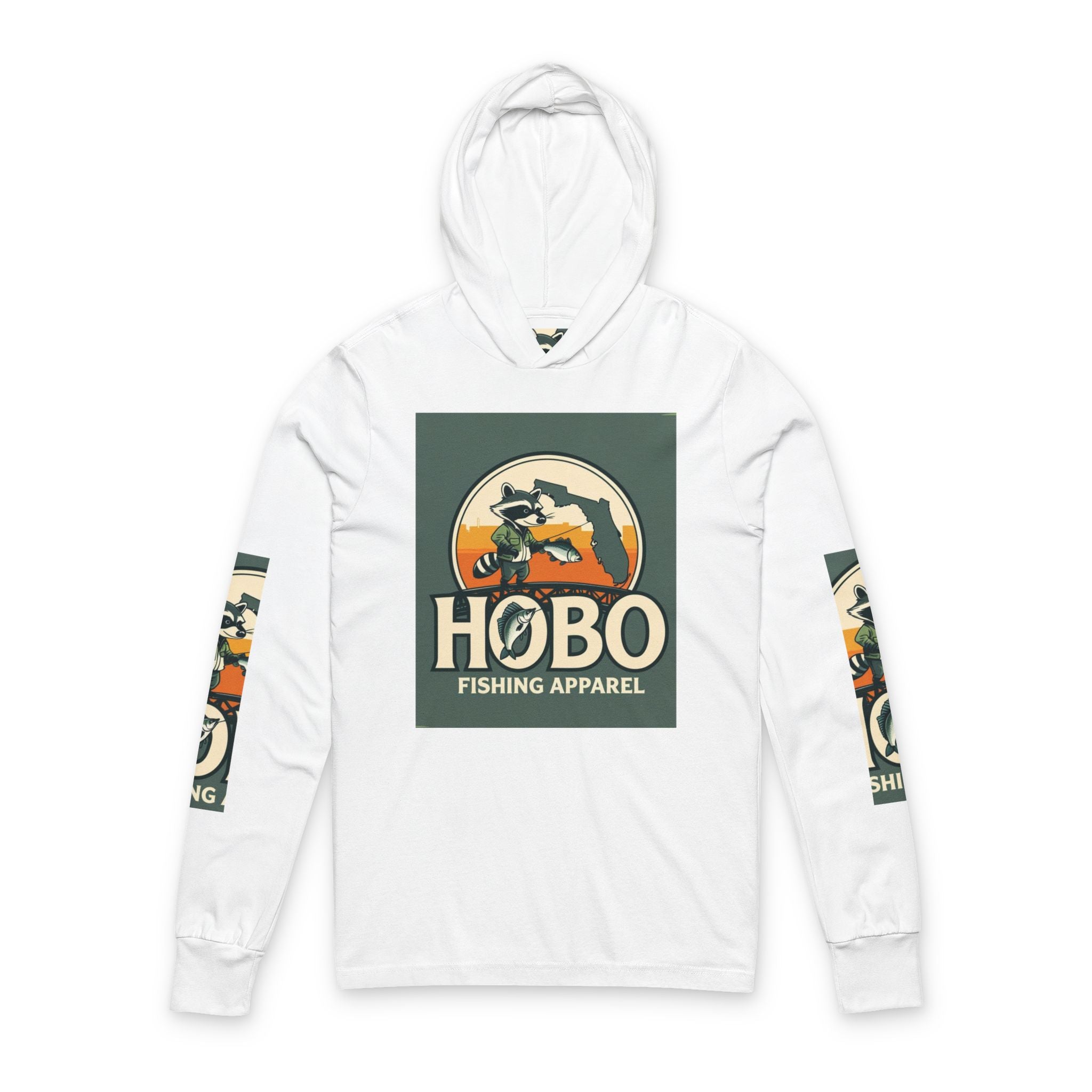 Hobo Fishing Hoodie – Adventure Outfit, Fisherman's Gift, Outdoor Apparel, Casual Unisex Style, Summer Fishing Tee