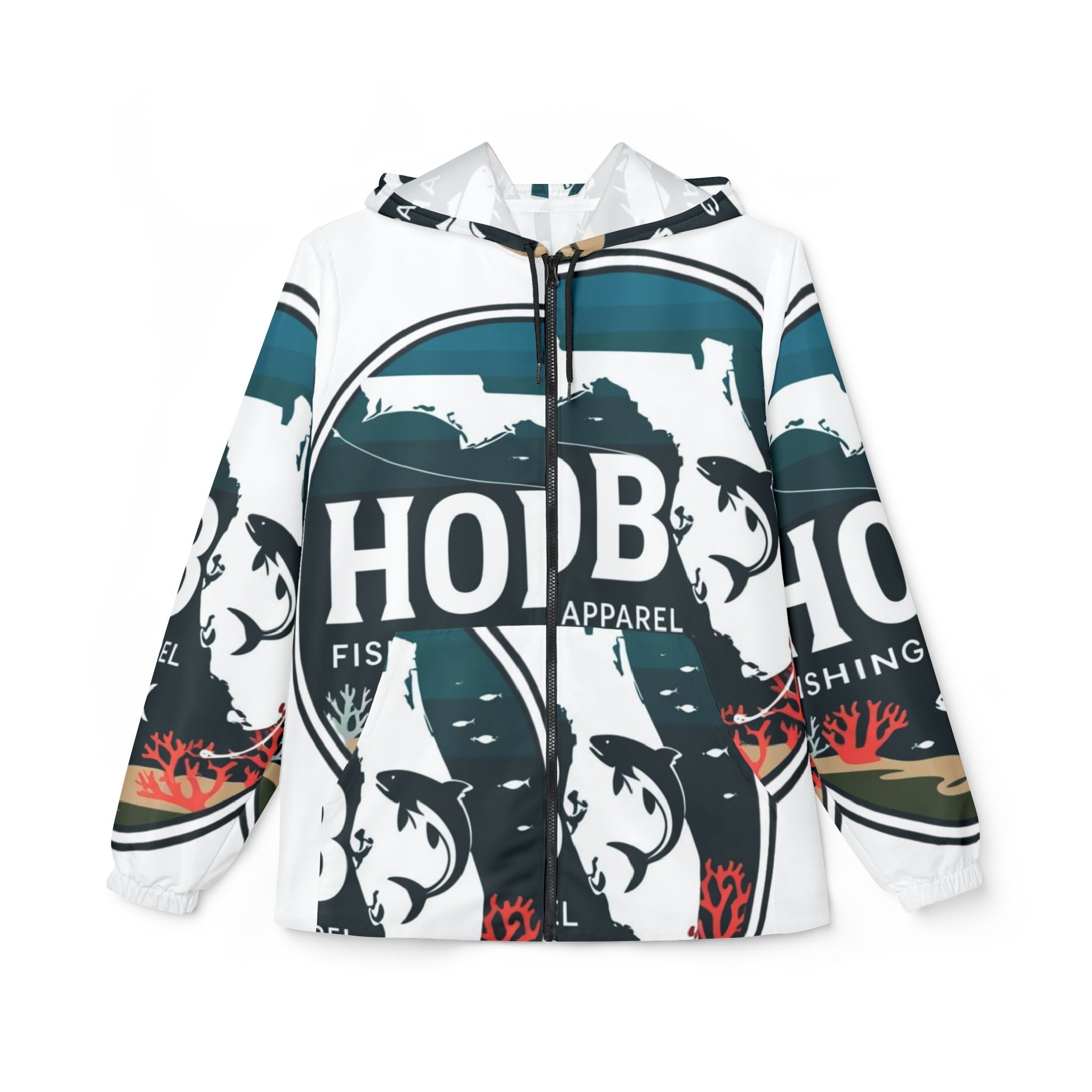 Fishing Enthusiast Windbreaker Jacket, Waterproof Windbreaker, Outdoor Jacket, Fishing Apparel, Adventure Gear, Travel Jacket, Sportswear