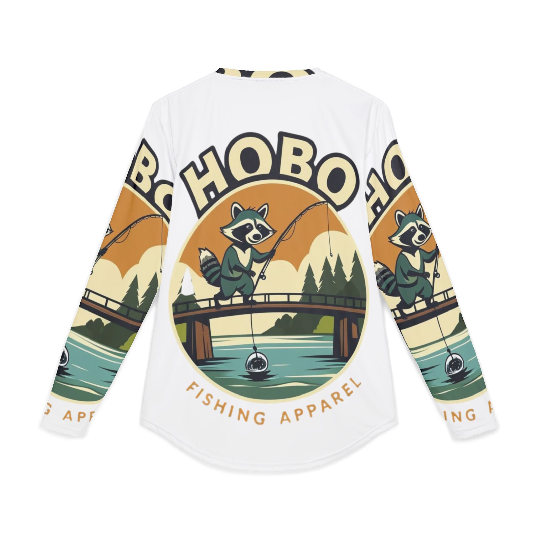Hobo Fishing UV Protection Long Sleeve Shirt, Outdoor Apparel, Fishing Shirt, Summer Wear, Gift for Anglers, UV Safe Clothing