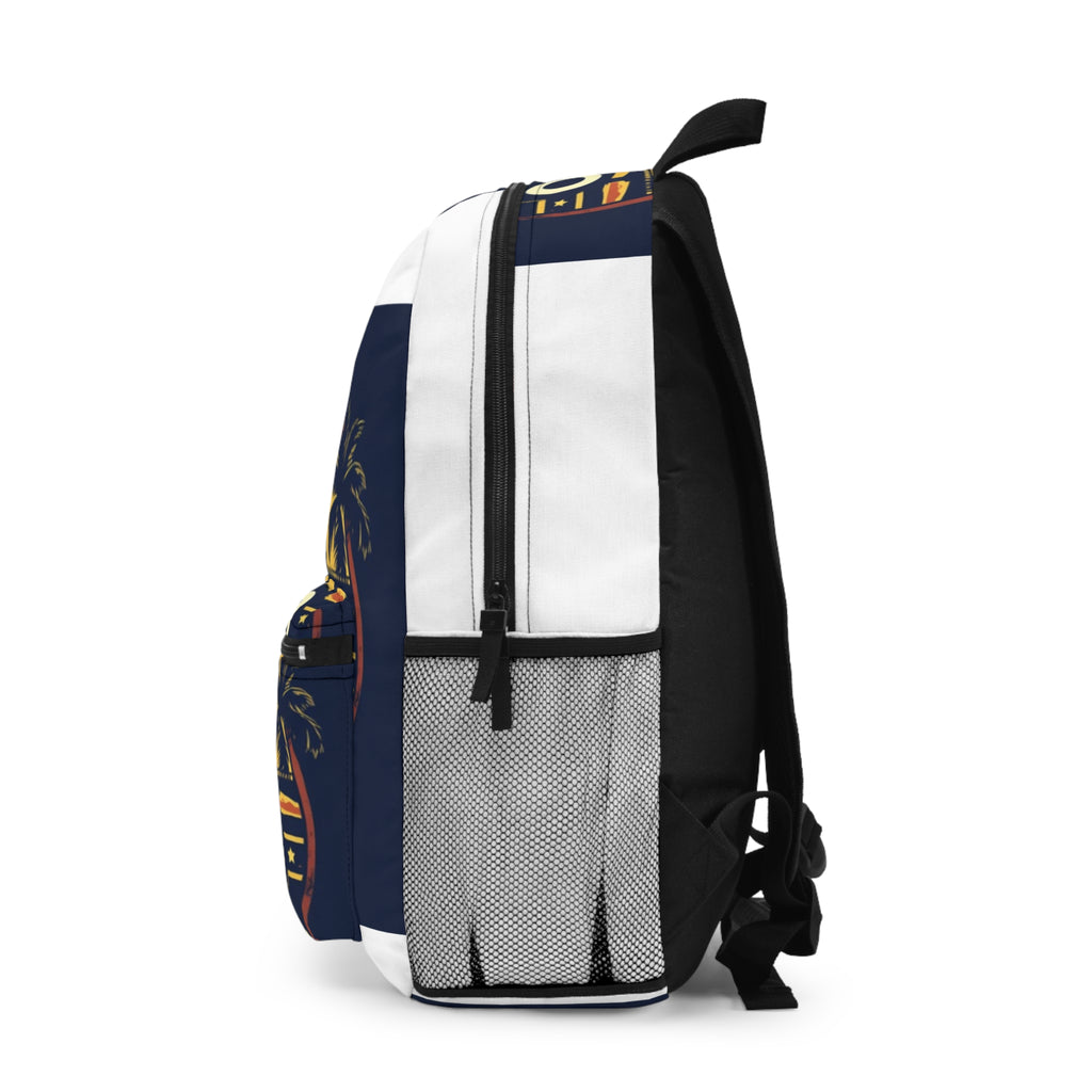 Hobo Florida Backpack, Palm Tree Print Daypack, Casual Travel Bag, Gift for Travelers, School Essentials