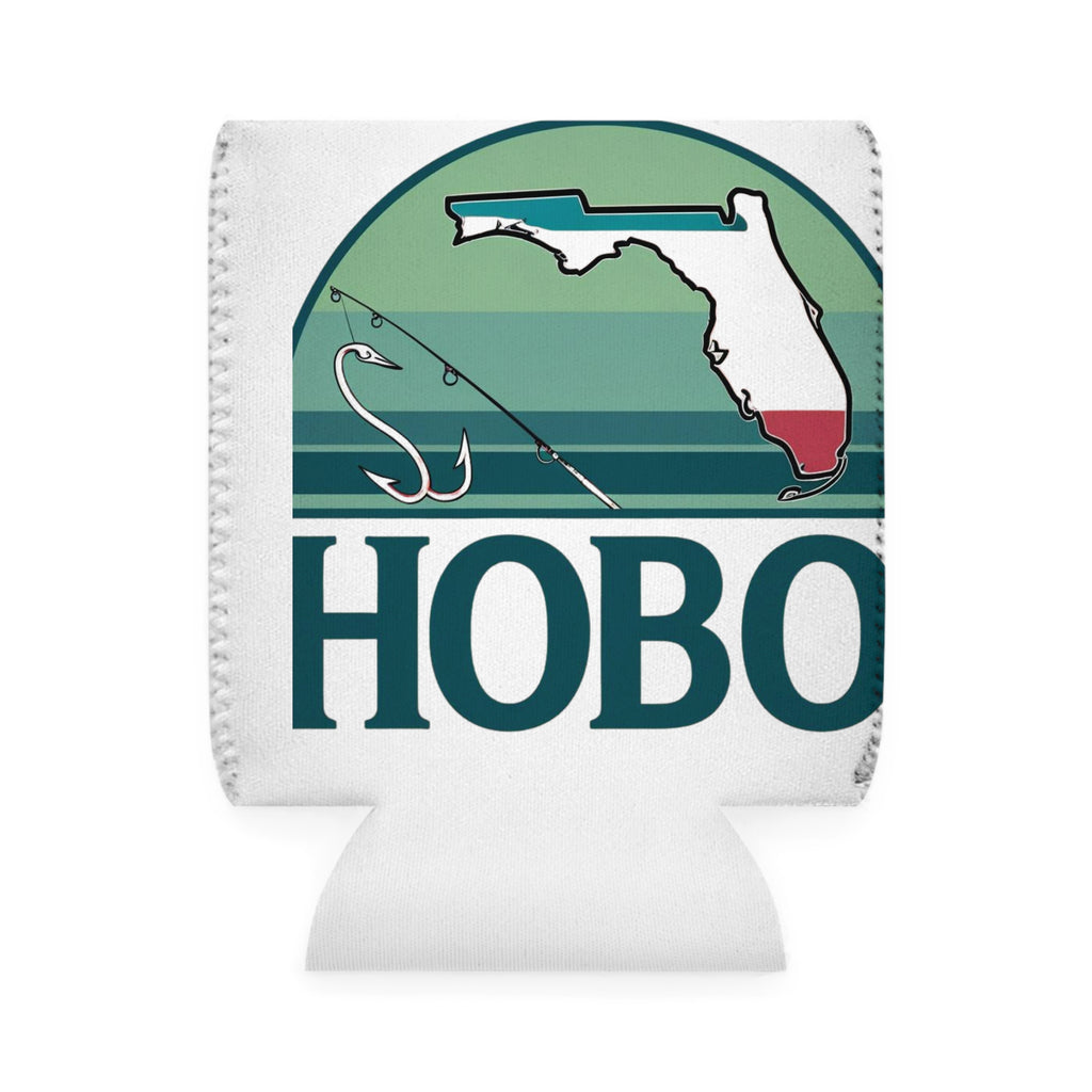 Florida Hobo Can Cooler Sleeve, Beach Day Accessories, Summer Party Favor, Fishing Enthusiast Gift, Personalized Drink Holder