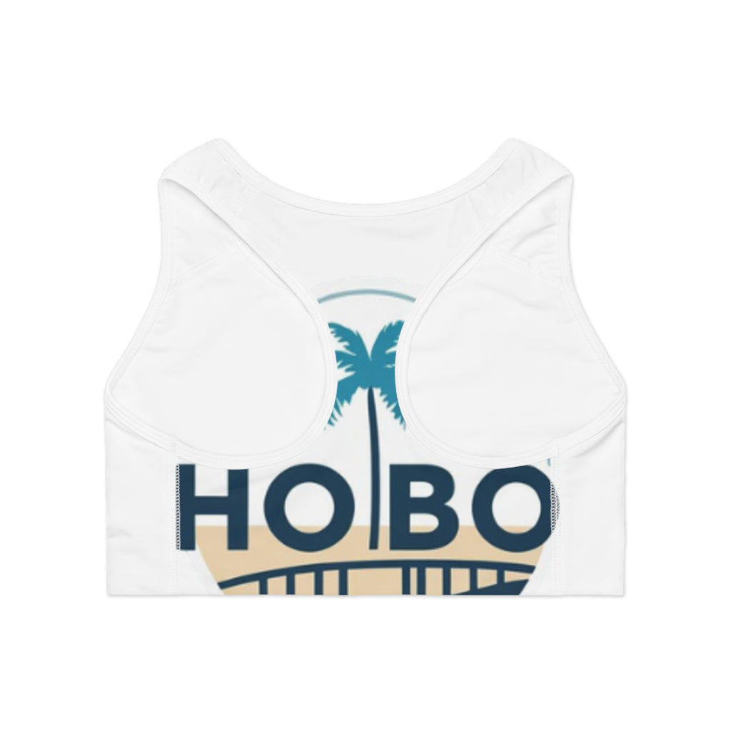 Tropical Vibes Sports Bra - Stylish Athleisure, Workout Gear, Gym Top, Beach Essentials, Travel Clothing