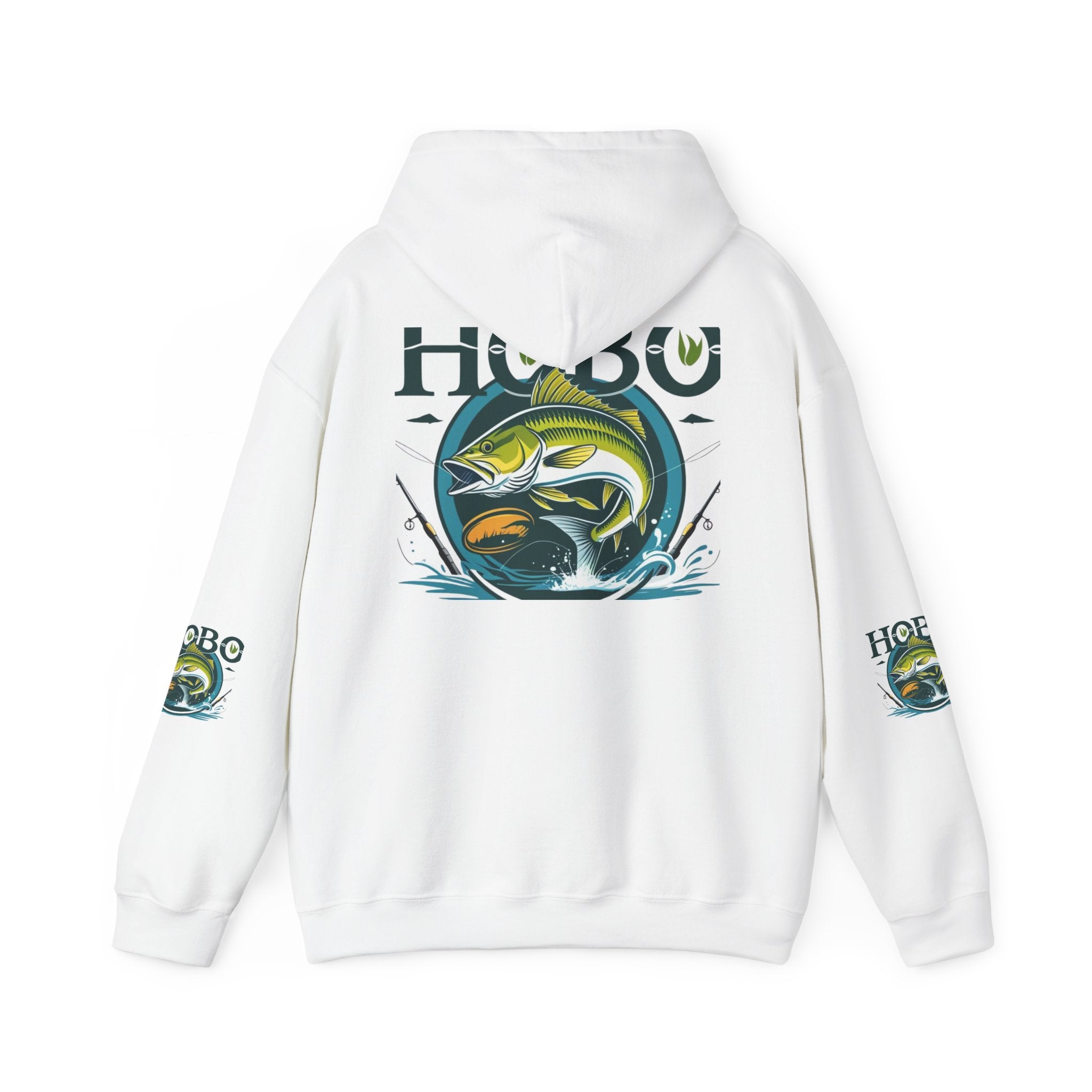 Hobo Fishing Sweatshirt, Perfect for Fishermen, Outdoor Adventures, Gifts for Anglers, Casual Wear, All Seasons, Unique Hoodie