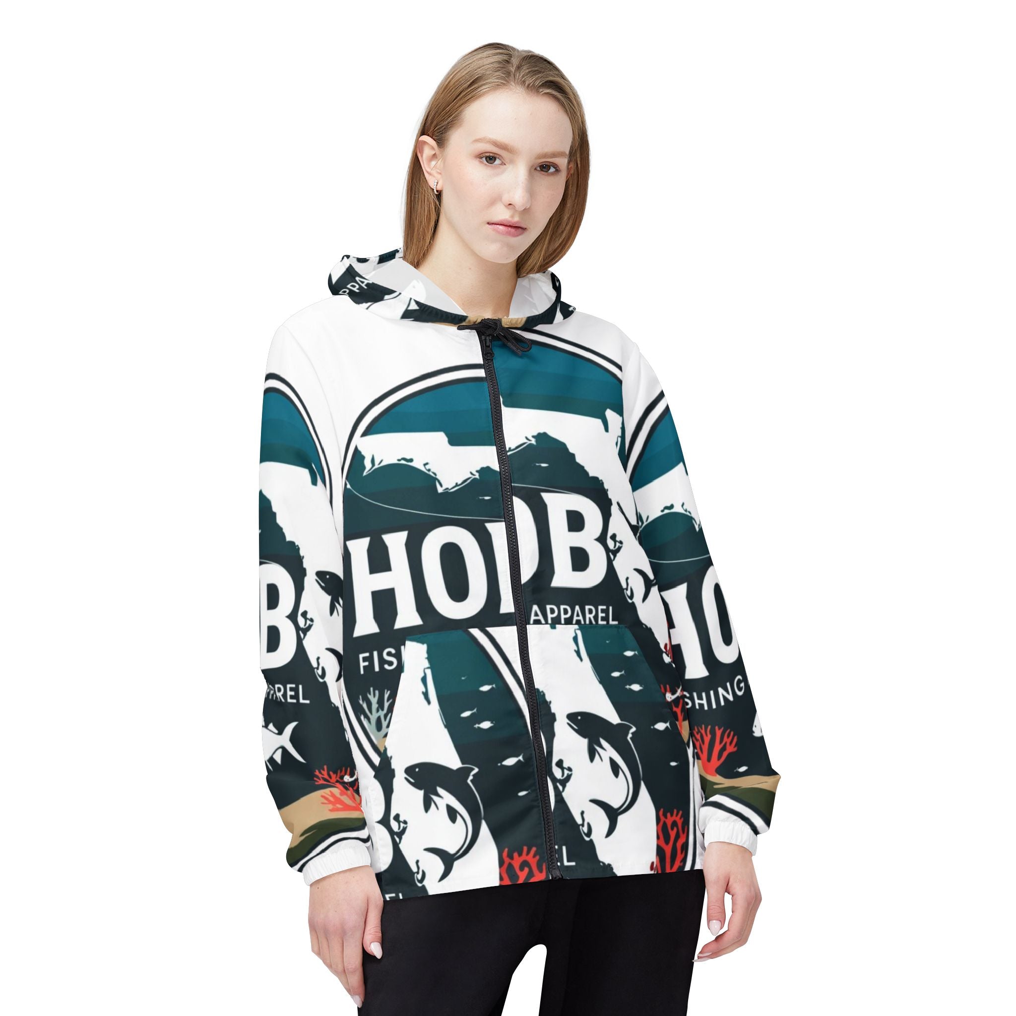 Fishing Enthusiast Windbreaker Jacket, Waterproof Windbreaker, Outdoor Jacket, Fishing Apparel, Adventure Gear, Travel Jacket, Sportswear