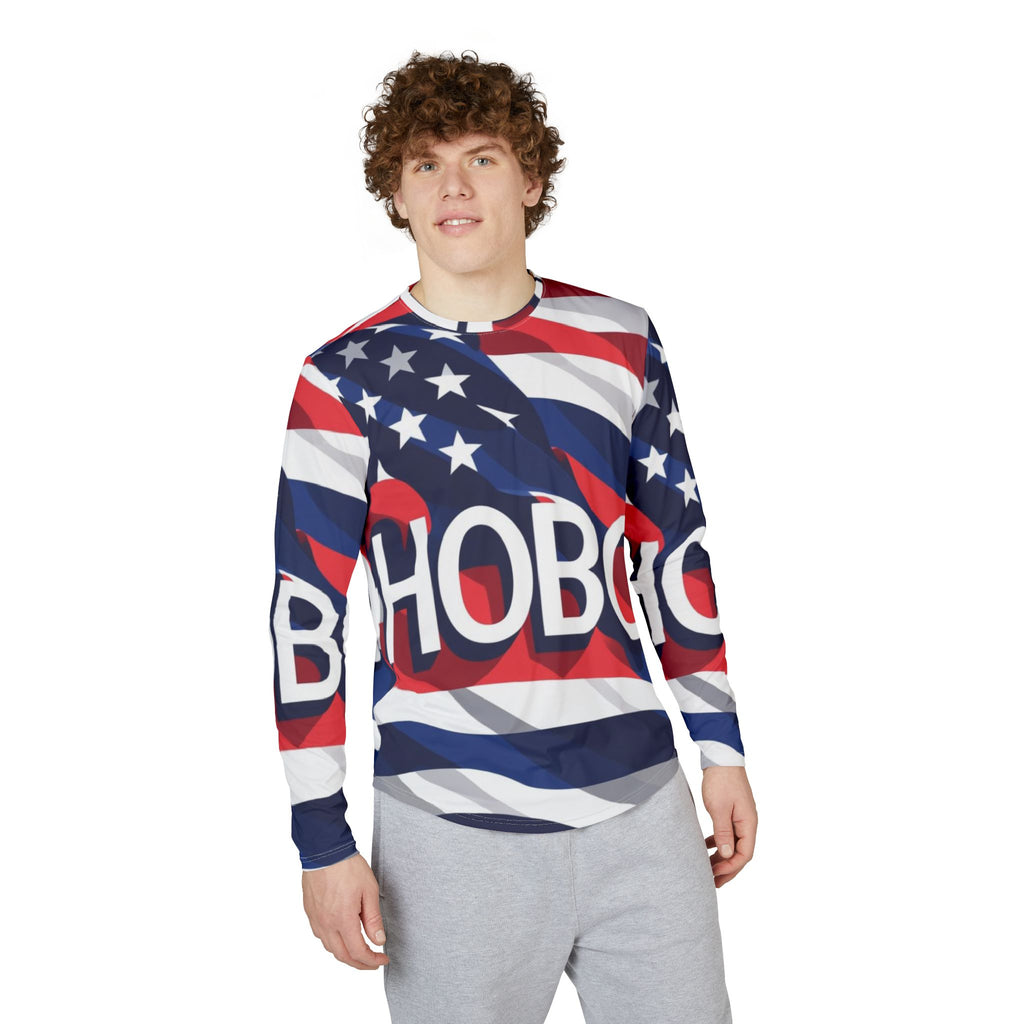 Patriotic UV Protection Shirt for Men - All-Over Print, Outdoor Activities, Summer Wear, Fourth of July, Beach Days