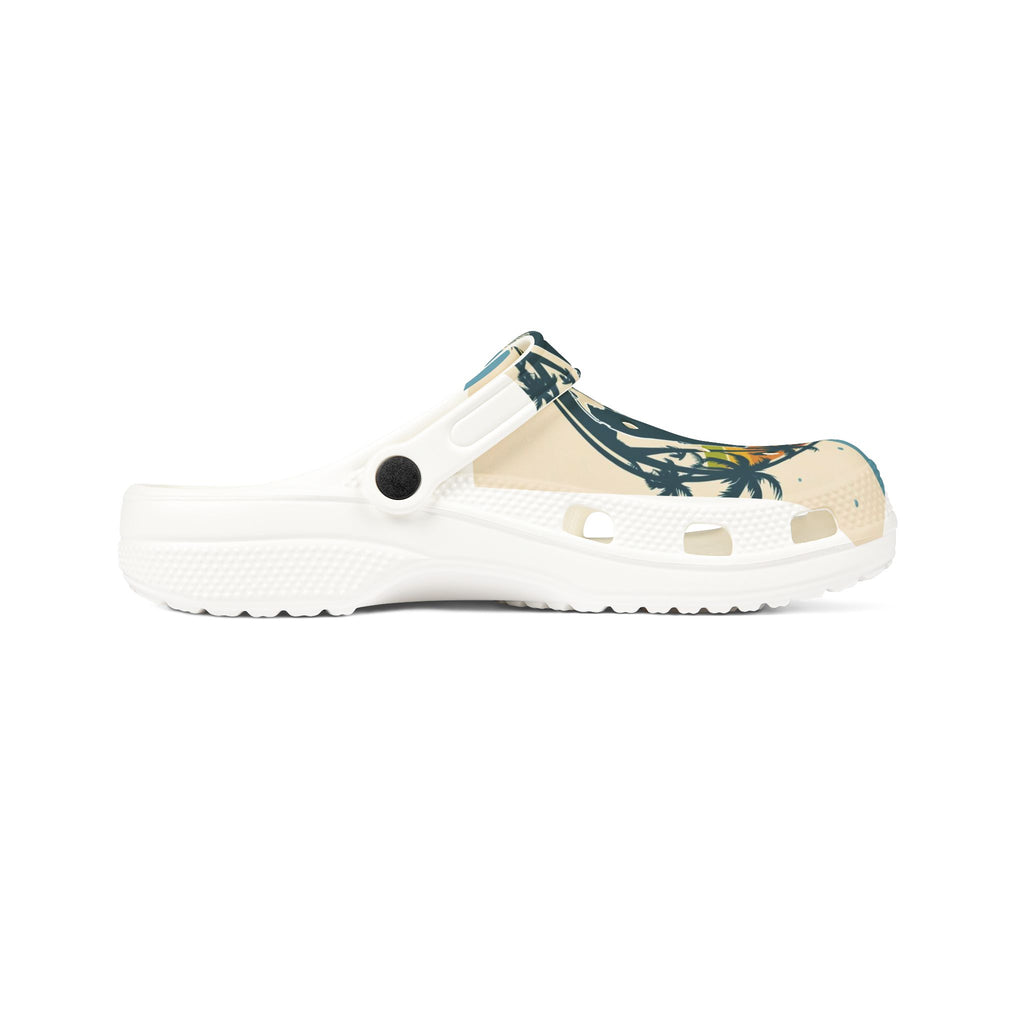 Vibrant EVA Foam Rubber Slip-On Shoes, Vacation Footwear, Beach Shoes, Summer Clogs, Unisex Sandals, Trendy Everyday Footwear