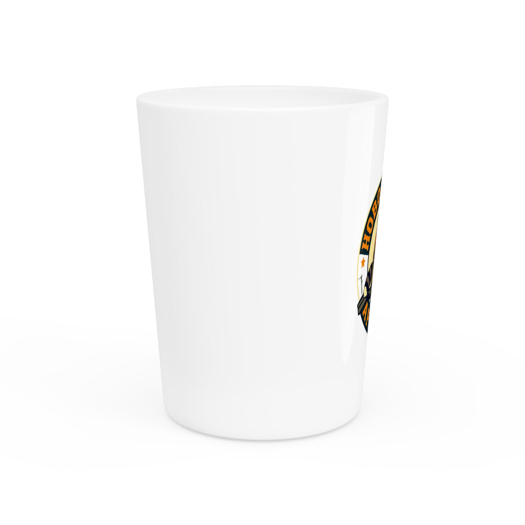 Hobo Fishing Shot Glass, Fun Fishing Gift, Outdoors Lover's Drinkware, Unique Barware, Rustic Adventure Decor