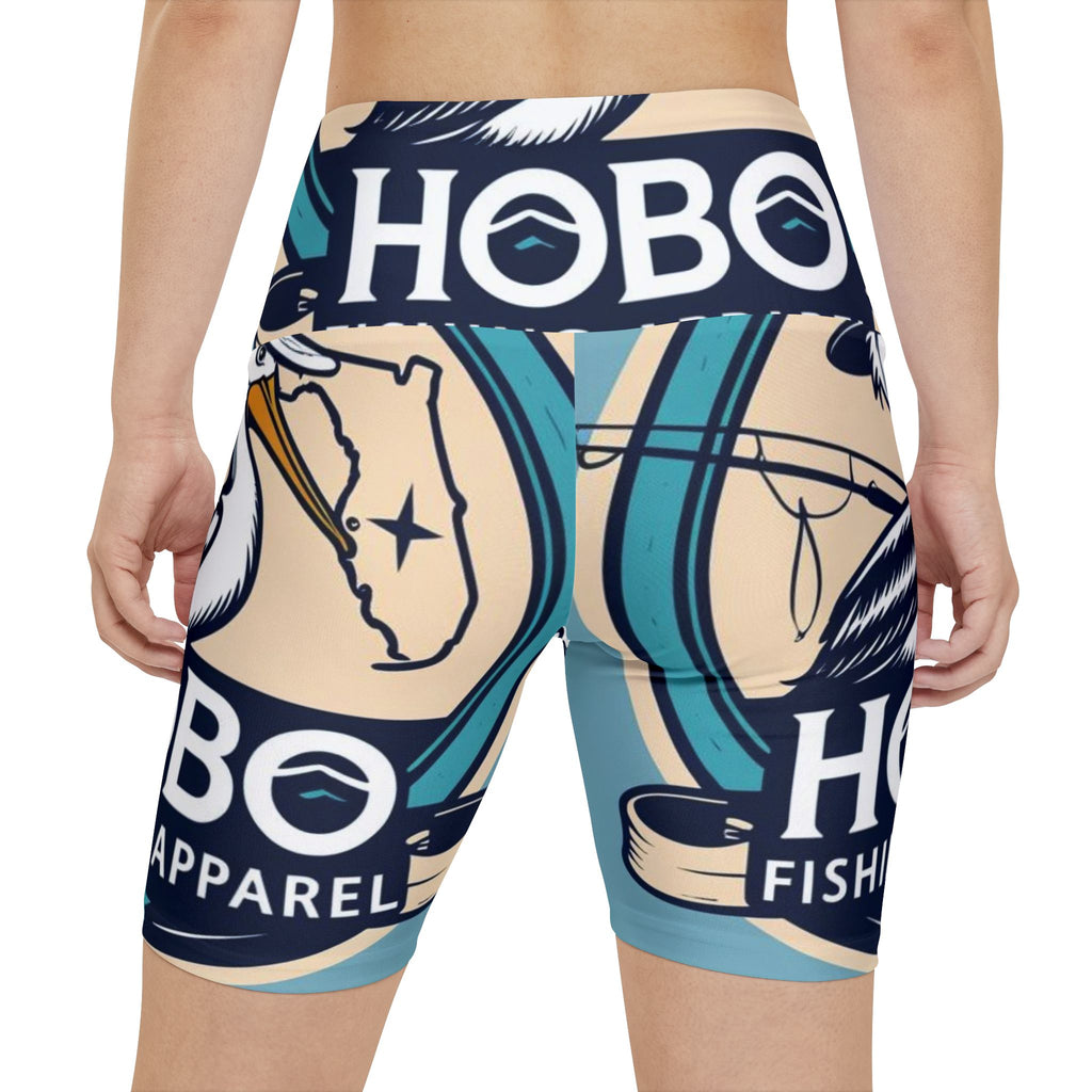 Hobo Fishing Apparel Women's Workout Shorts, Activewear, Fishing Gear, Outdoor Fitness, Summer Clothing, Sporty Shorts